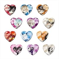 スカーレッドライダーゼクス トレーディング ハート型缶バッジ BOX商品 1BOX = 12個入り、全12種類