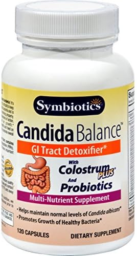 2Pack! Symbiotics Candida Balance with Colostrum Plus and Probiotics - 120 Capsules