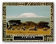 Vision - Mt. Kilimanjaro by Motivational 28"x22" Art Print Poster
