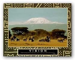 Vision - Mt. Kilimanjaro by Motivational 28"x22" Art Print Poster