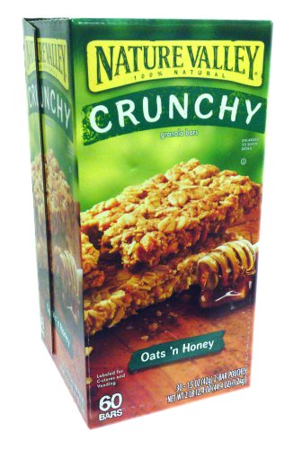 Nature Valley Oats ‘N Honey Crunchy Granola Bars – 60 Bars
