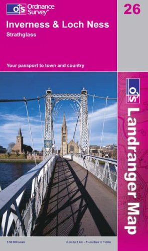 City Travel Guides Discounted  Livres : Carte de randonnée : Inverness & Lochness