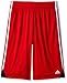 adidas Men's 3G Speed Big & Tall Shorts, Scarlet/White, Large/Tall