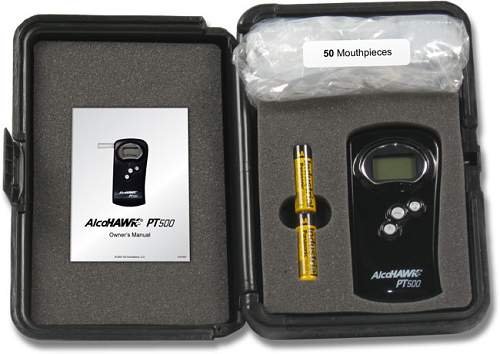 AlcoHAWK PT500 Digital Breathalyzer Professional Kit