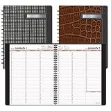 At-A-Glance 78-9502-90 Weekly designer collection appointment book for 2009, 8-1/4x10-7/8, black check cover
