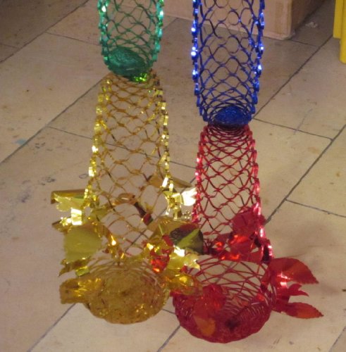 3 x Folien Partygirlande Girlande