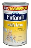 Enfamil Advanced Formula Milk-Based Infant Formula with Iron, Economy Size (3 Pounds)