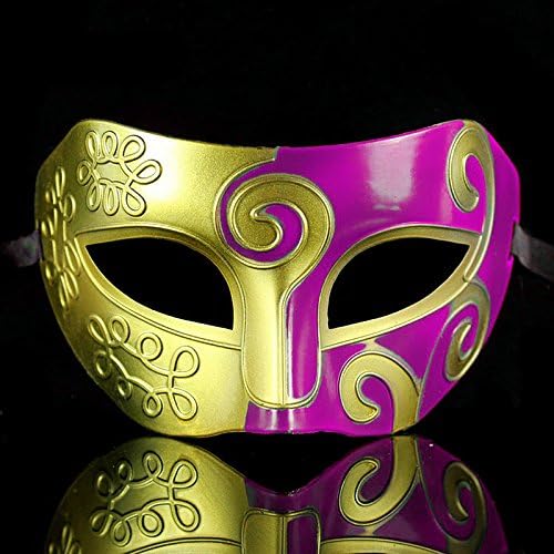 OGYA Baron Half Surface Spray Paint The Prince Dance Performance Mask Mask Antique Ancient Greek and Roman Warriors
