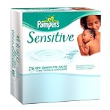 Pampers Baby Wipes Refills, Sensitive, 216-Count Packages (Pack of 4) (864 Wipes)