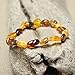 Genuine Amber bracelet for women - Multicolored