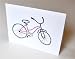 Pink Bicycle Note Cards