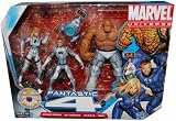 Marvel Universe 3 3/4 Inch Action Figure 3Pack Fantastic Four Invisible Woman, Mr. Fantastic Thing with H.E.R.B.I.E