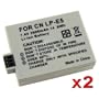 TWO Battery LP-E5 LPE5 for Canon 450D Digital Rebel Xsi
