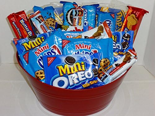 Sweet And Salty Snack Gift Basket, College, Birthday, Military