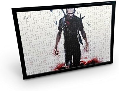 NEZY Infamous Video Game Series 120 Pieces Jigsaw Puzzle with Table Photo Picture Home Decor Frame (11.4" x 7.9") - PUZINFA05