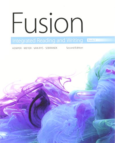 Bundle: Fusion: Integrated Reading and Writing, Book 2 + LMS Integrated for Aplia(TM), 1 term Printed Access Card