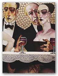 Ladies and Gentlemen III [right] by Juarez Machado 24"x32" Art Print Poster