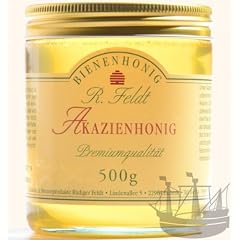 Akazien Honig, lieblich, klar, fl�ssig, super zum s��en, zum Anrichten von So�en & Salatso�en, kaltgeschleudert, ungefiltert, 500g