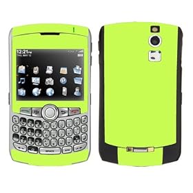 Lime Green Skin Design Decal Skin Sticker for BlackBerry Curve 8330 Cell Phone