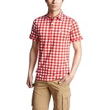 (キャロウェイアパレル)Callaway Apparel スリムシルエット半袖ギンガムチェック共襟シャツ 241-157525