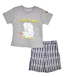 Timberland "Trailrunners" 2-Piece Outfit (Sizes 12M - 24M) - medium heather, 24 months