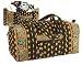 Maggi B French Country Ebony Folklore Quilted Cotton Gym Tote