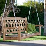 Theia Teak Wood Porch Swing - VFA134