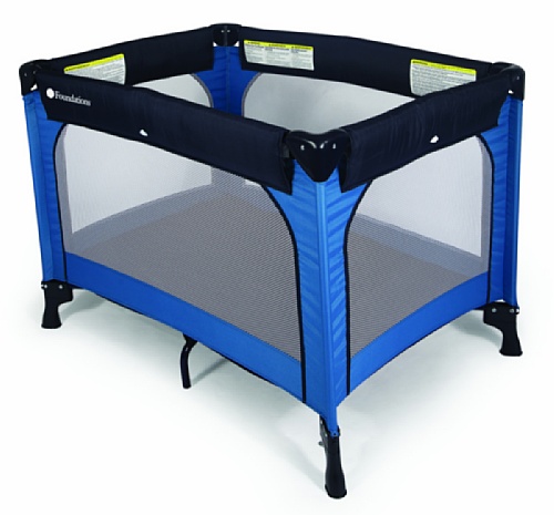 Buy Low Price Cozy Foundations Celebrity Play Yard, Blue B005LL91Y4