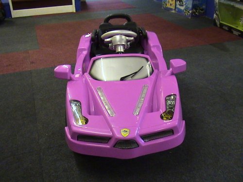 Childrens Toyshop  Toys : 6v Ride On Pink Ferrari Enzo with RC