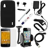 51FMyVCLZ2L. SL160  GTMax 9 Items Essential Accessories Bundle Kit for LG Google Nexus 4 E960 (T Mobile) includes Case, Screen Protector, Charger, Cable, Holder, Headset, Stylus, Pen Reviews