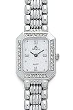 Euro Geneve 14K White Gold Diamond Watch
