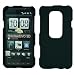 Skque Black Rubberized Case For HTC EVO 3D
