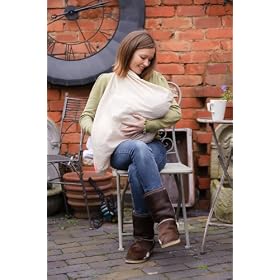 Mamascarf Breastfeeding Scarf - Cream