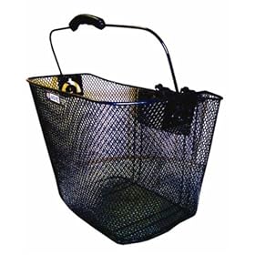 Front Mesh Wire Basket With Quick Release Bracket