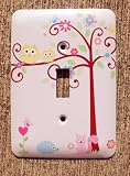 Happi Scroll Tree Top Friends Single Toggle Switch Wall Plate Cover