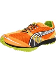 PUMA Complete Haraka Cross-Country Shoe,Fluorescent Orange/Black/Lime Punch,11 D US Mens/12.5 B US Womens