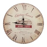 Old Fashioned Bordeaux Wall Clock