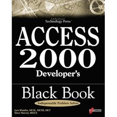 Access 2000 Developer's Black Book (Black Book (Coriolis Group Books Paperback))