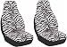 Zebra Animal Print Seat Cover 2 pcs
