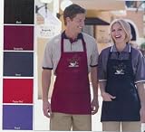 24 Bib Apron with 4-Section Pocket - Navy