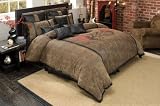 Veratex Rock Heaven 445170 Queen Comforter Set - Camel