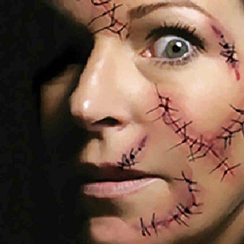 4 piece set OPC Original Design Waterproof Temporary Tattoo Stickers Scars Spider Lion Body Scar