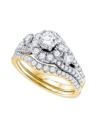 1.50CT-DIA 0.40CT-CRD BRIDAL SET