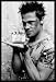 Fight Club (Brad Pitt Holding Soap) Movie Framed Poster Print - 24" X 36"