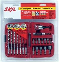 Skil 90921 Quick Change 21 Piece Drilling and Driving Set in Plastic Case
