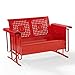 Crosley Furniture Bates Loveseat Glider - Red