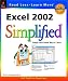 Book Excel 2002 Simplified