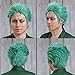 Angelaicos Mens Anime Cosplay Party Costume Wig for Roronoa Zoro One Piece Short Blue