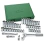 SK 94549 3/8-Inch Drive 6-Point Fractional/Metric Socket Set, 49-Piece