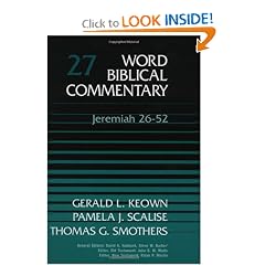 Word Biblical Commentary Vol. 27, Jeremiah 26-52  (keown/scalise/smothers), 435pp